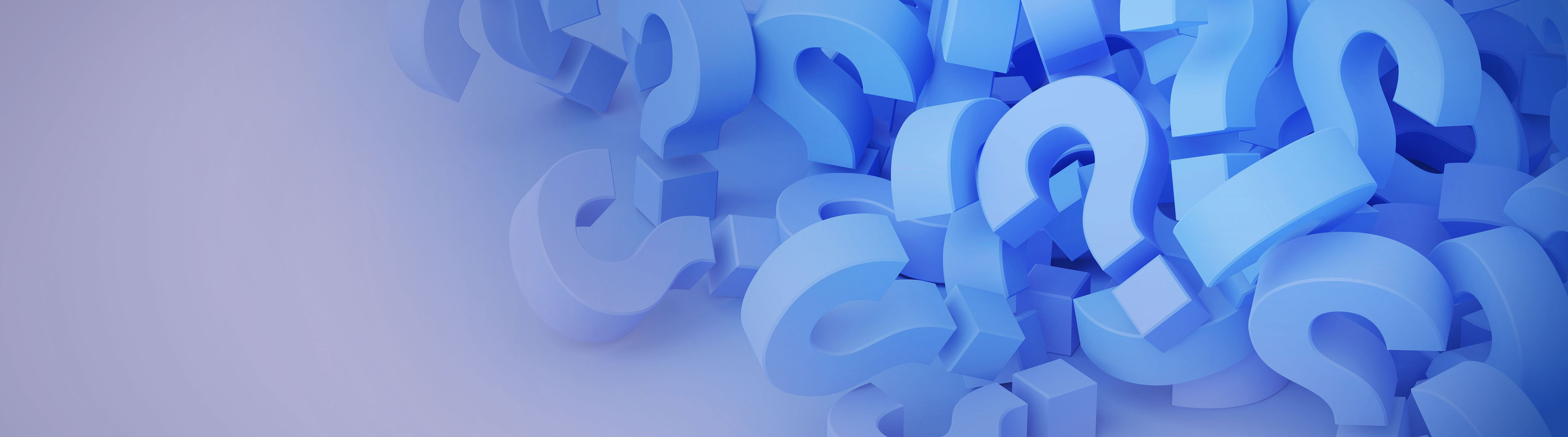 FAQ frequently asked questions graphic many questionmarks messed up