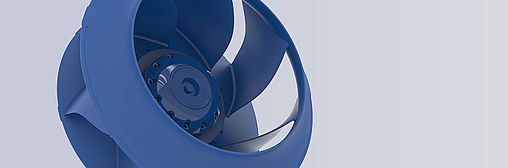 Example of a diagonal fan