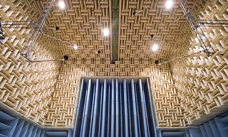 Inside view InVent test chamber site Künzelsau