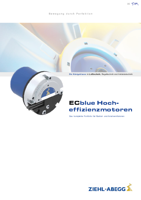 Broschüre | ECblue Hocheffizienzmotoren