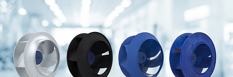 clean room products from ZIEHL-ABEGG centrifugal fans M product range Vpro ZAvblue Cpro ZAmid