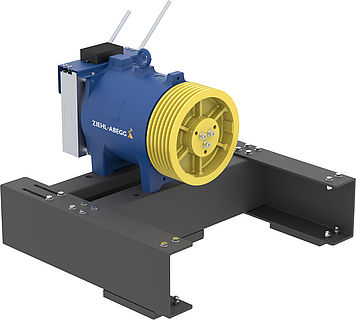 ZAframe MF4000 Flat frame without ropes with ZIEHL-ABEGG elevator machine