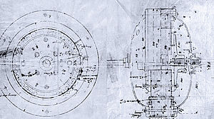 Drawing external rotor motor