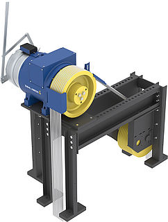 ZAframe MH4000 Elevated frame with ZIEHL-ABEGG elevator machine