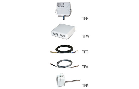 control technology ventilation systems Temperature sensors five different temperature sensors from ZIEHL-ABEGG
