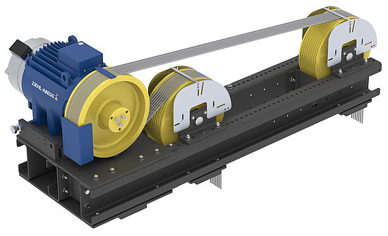 ZAframe MS8000B S-wrap frame with ZIEHL-ABEGG elevator machine