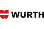 Rotes Schild neben Text WÜRTH