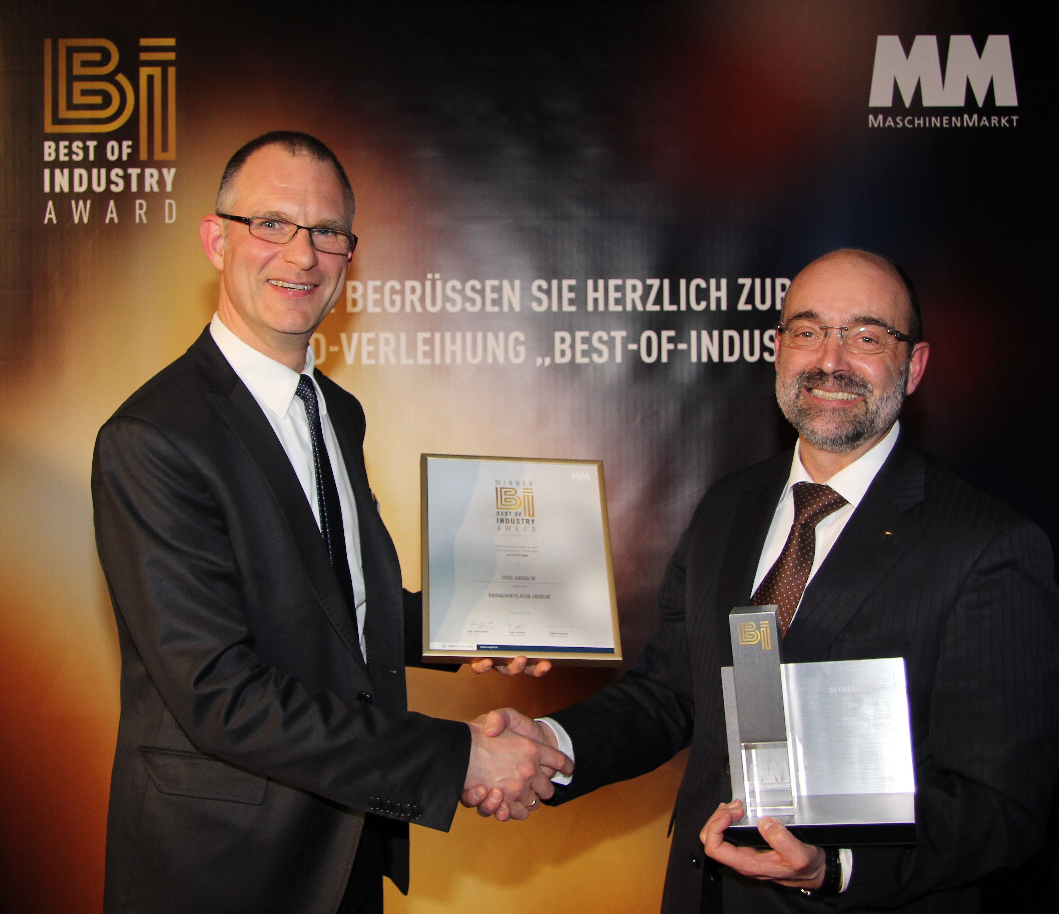 ZIEHL-ABEGG wins Best of Industry Award with ZAvblue
