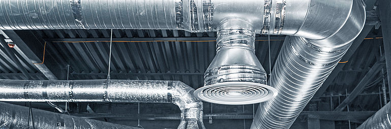 1-venilations buildings detail view ventilation system metal pipes