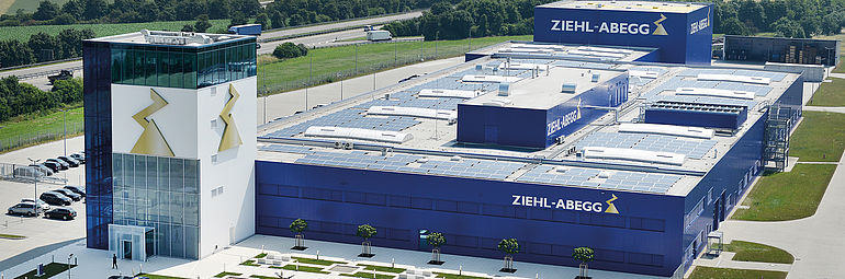 ZIEHL-ABEGG product range cover image Gewerbepark Hohenlohe Kupferzell