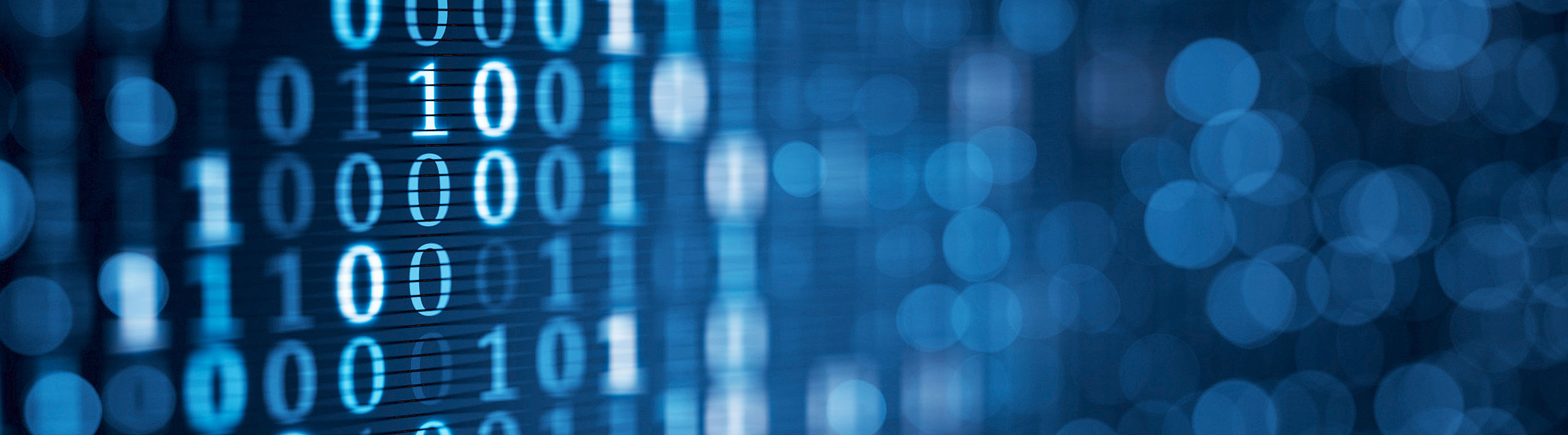Teaser ZAcode Teaser ZAcode blue binary matrix