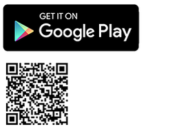 "Get it on Google Play" & QR-Code zum Abscannen