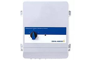 control technology ventilation systems Transformer-based controller system components transformer-based controllter with white housing and 5-stage rotary switch frontal view