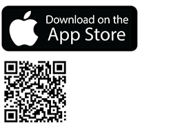 ZAset QR-Code for App Store "Download on the App Store" & QR-Code zum Abscannen