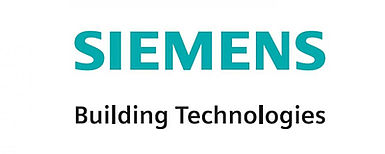 Grüner Text "SIEMENS" darunter "Building Technologies"