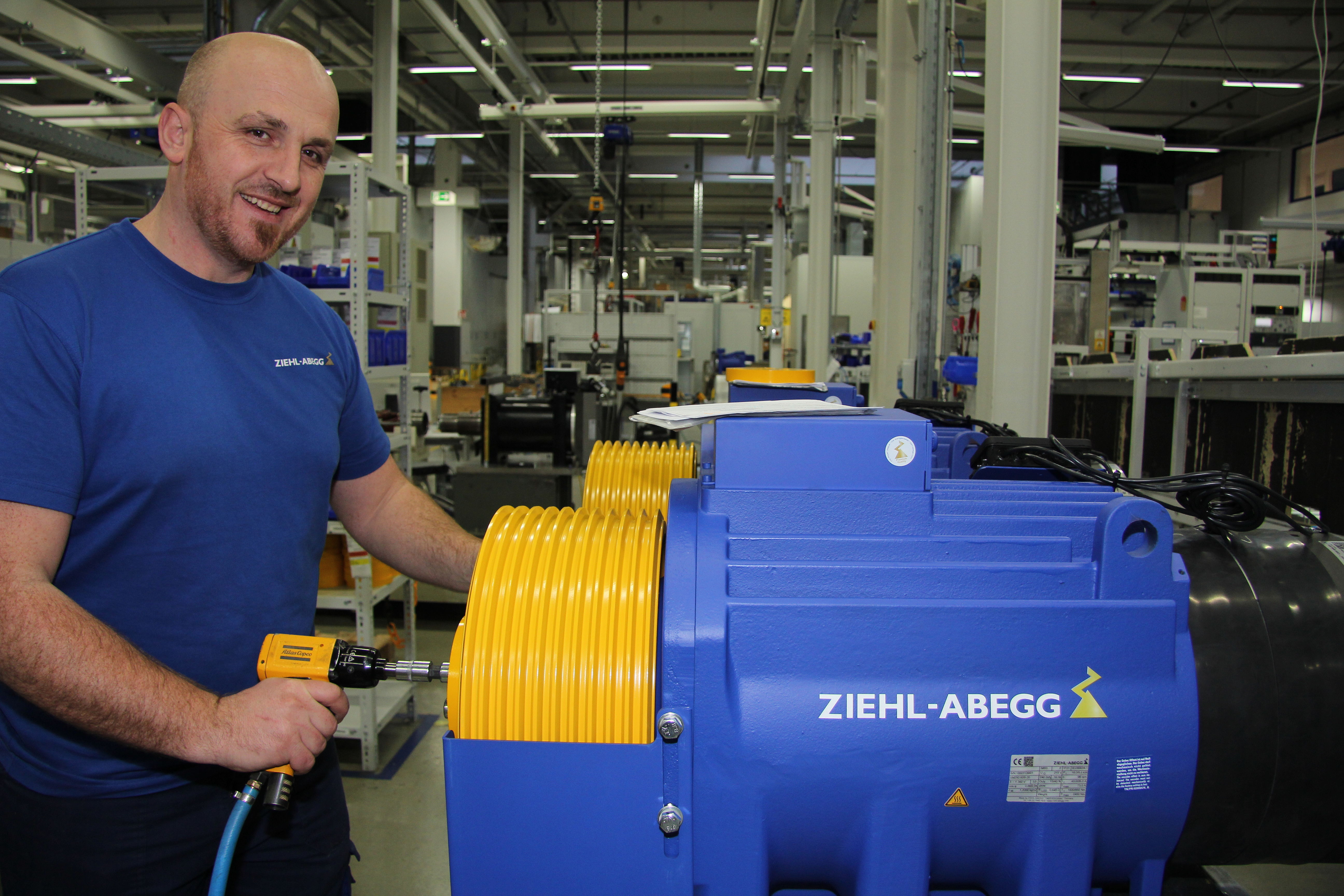 Der Aufzugsmotor ZAtop ist ein Umsatztreiber bei der Antriebssparte von Ziehl-Abegg. Der Aufzugsmotor Zatop
