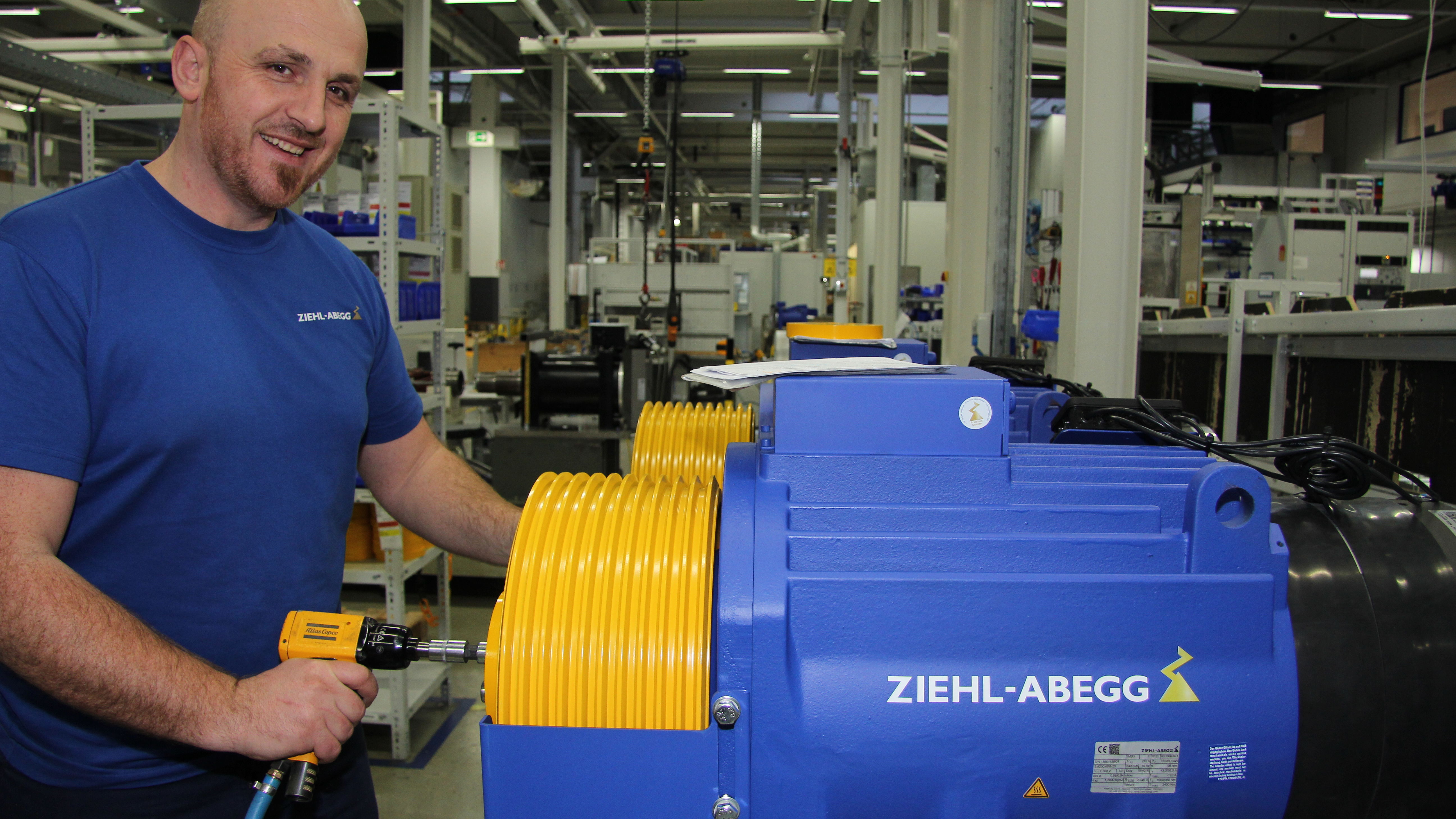 Der Aufzugsmotor ZAtop ist ein Umsatztreiber bei der Antriebssparte von Ziehl-Abegg. Der Aufzugsmotor ZAtop ist ein Umsatztreiber bei der Antriebssparte von Ziehl-Abegg.