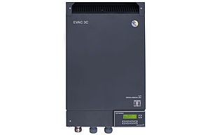 black ZIEHL-ABEGG evacuation unit EVAC 3C front