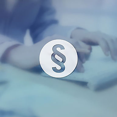supplier portal requirements paragraph symbol with hands on keyboard in the background