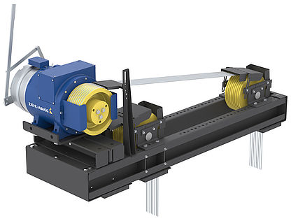 ZAframe MS4000 S-wrap frame with ZIEHL-ABEGG elevator machine