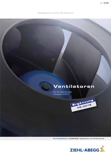 Katalog | Ergänzung Katalog Ventilatoren für die Bahntechnik