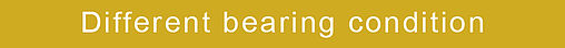 Different bearing condition Text "Different bearing condition", yellow background
