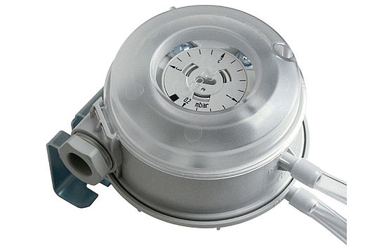 control technology ventilation systems Differential pressure switch control technology ventilation systems sensor Differential pressure switch in round housing