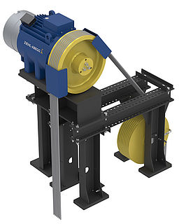 ZAframe MH6000B Elevated frame with ZIEHL-ABEGG elevator machine