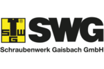 Schwarz gelbes Logo SWG, Text Schraubenwwerk Gaisbach GmbH