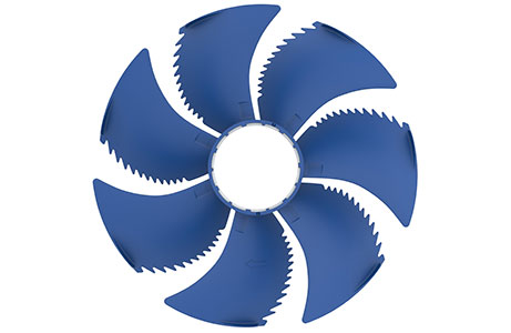 Bionic bio-fan blauer Axialventilator