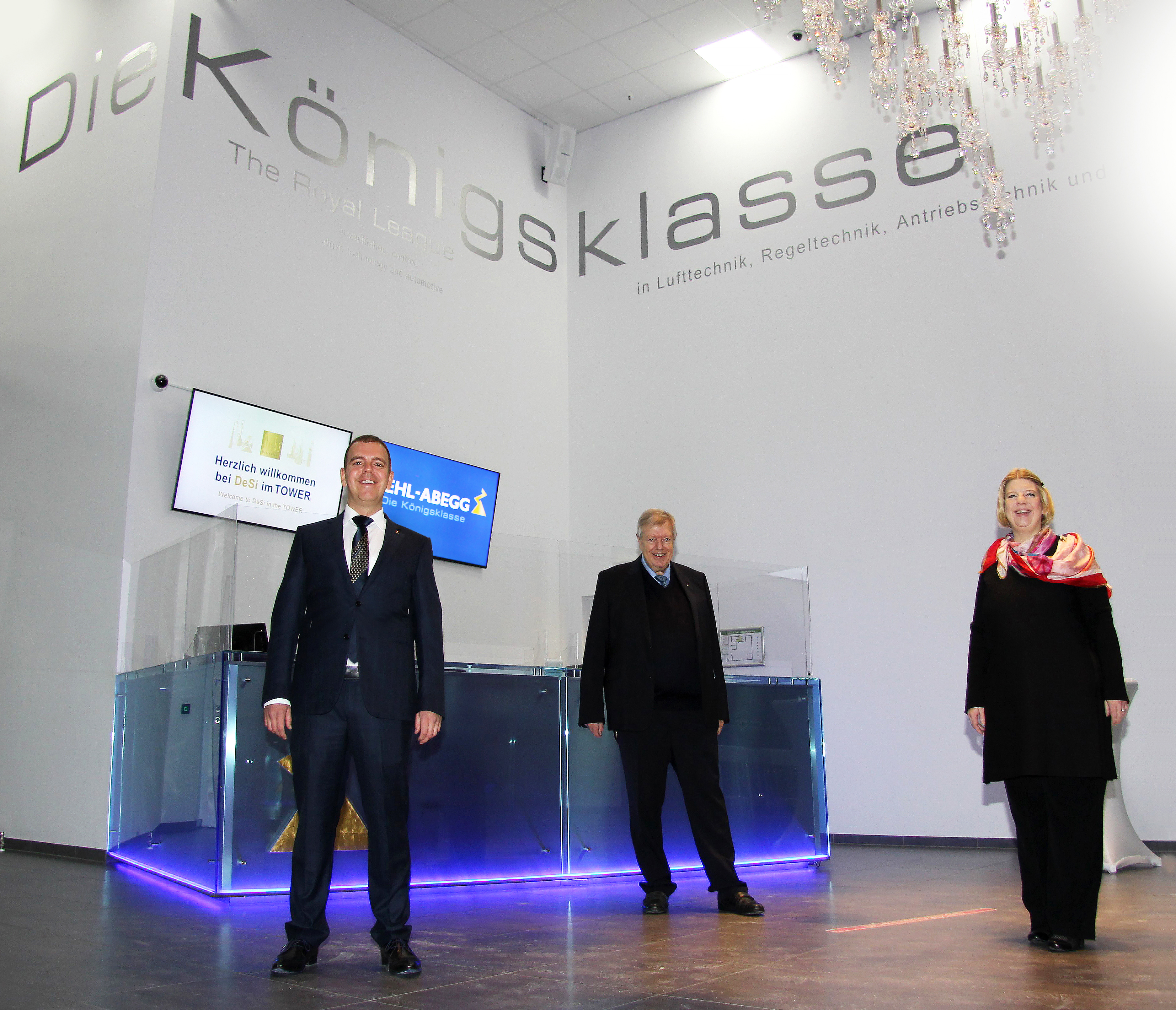 Die Gesellschafter von ZIEHL-ABEGG (von links): Dennis Ziehl, Uwe Ziehl und Sindia Ziehl