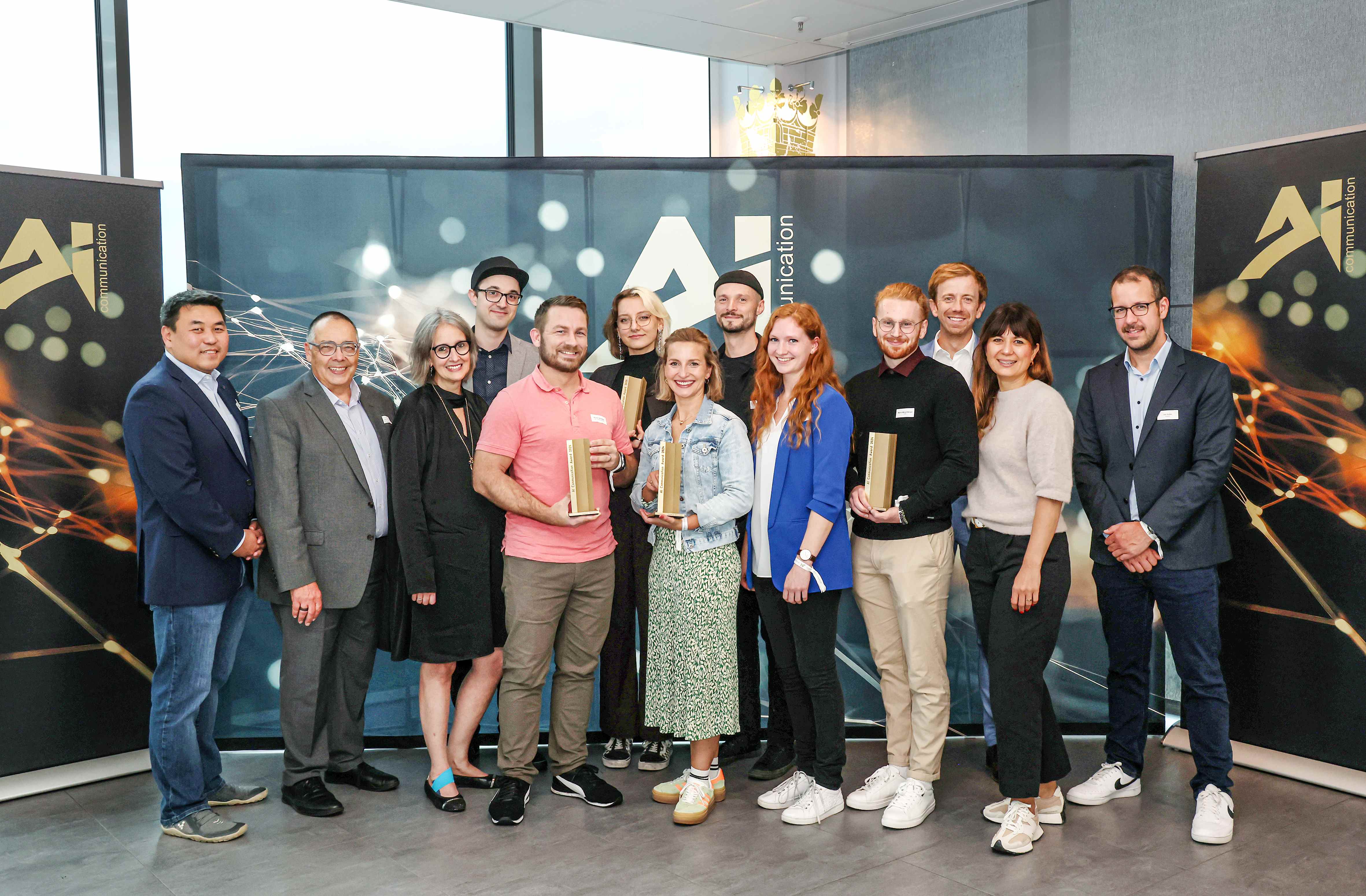 Winners & jury members of the AI Communication Awards