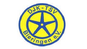 DJK-TSV Bieringen Sponsor ZIEHL-ABEGG Seestern in gelbem Kreis, darum "DJK-TSV Bieringen e.V." in Kreis