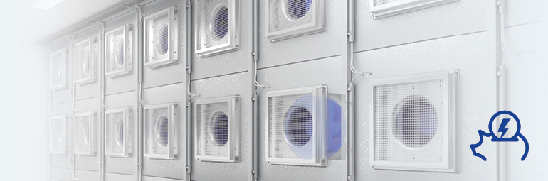 Energy-efficient operation despite application-oriented performance increases the economic efficiency of the system over the entire life cycle.