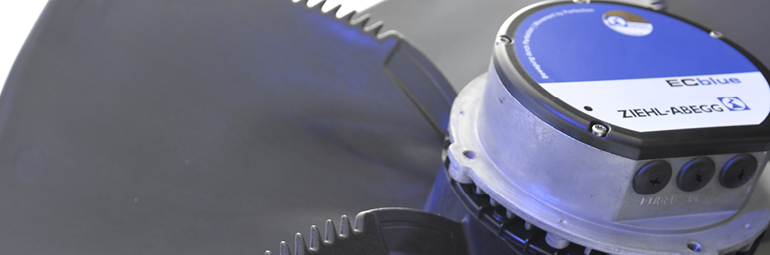 EC motor met biomimetisch ventilatorblad van ZIEHL-ABEGG